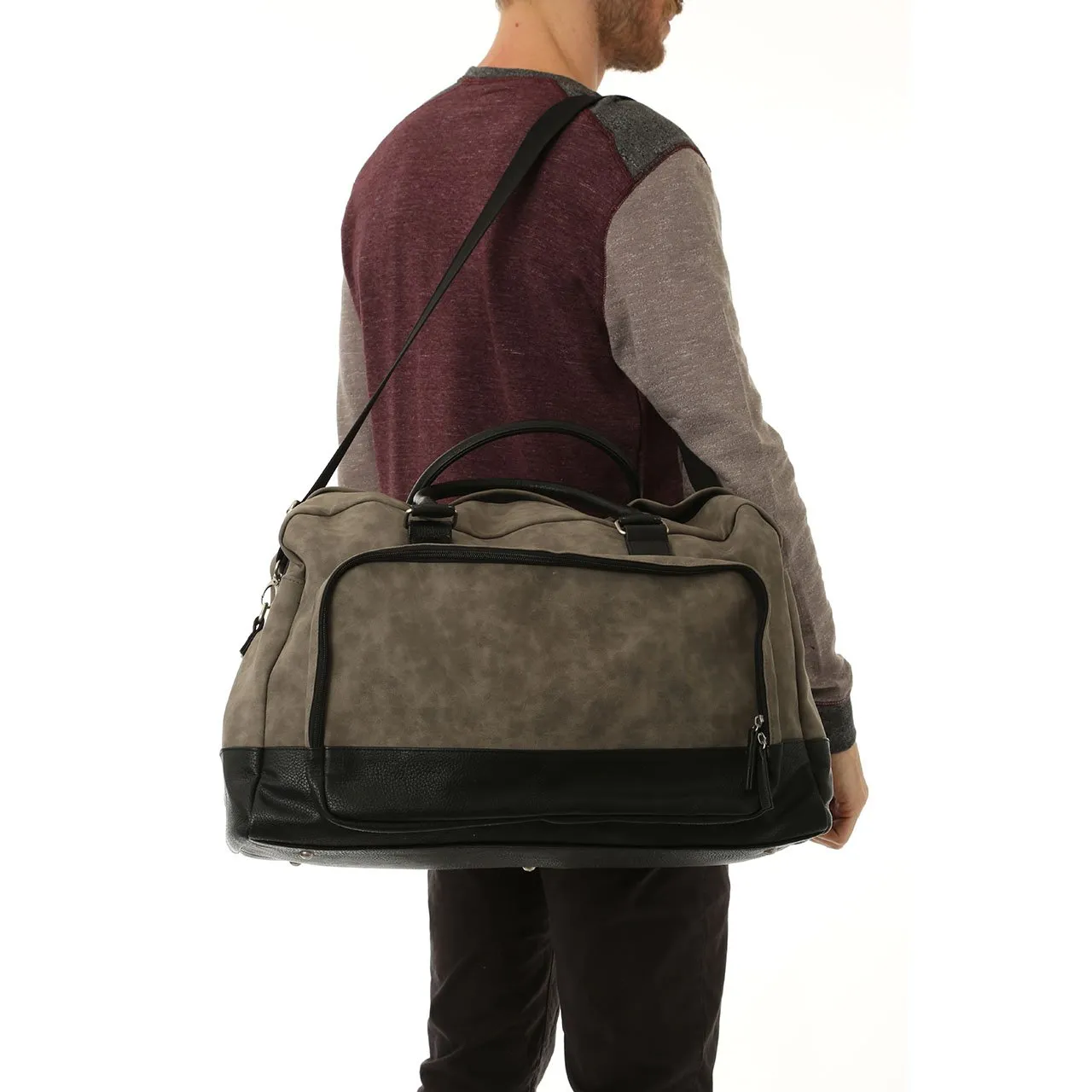 Marcel Two Tone Duffle Bag