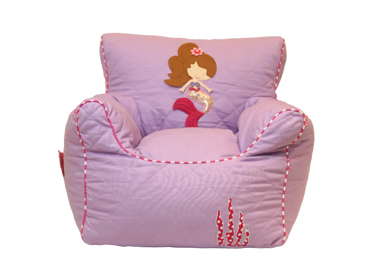 Mermaid - Bean Chair - Quilted