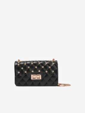 Monnalisa Girls Studded Handbag in Black