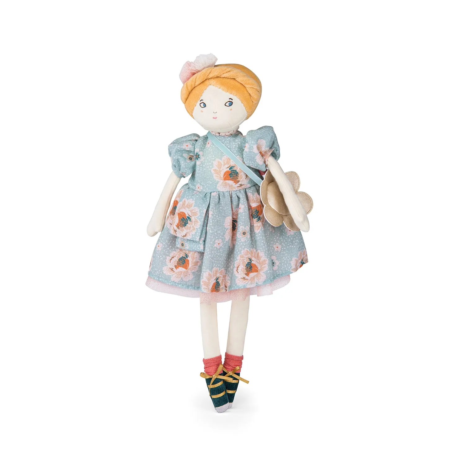 Moulin Roty Les Parisiennes Mlle Eglantine Limited Edition 41cm Doll with French Fabrics in Gift Box