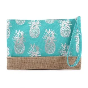 MP0028 Gold Foil Pineapple Pouch/Make-up Bag