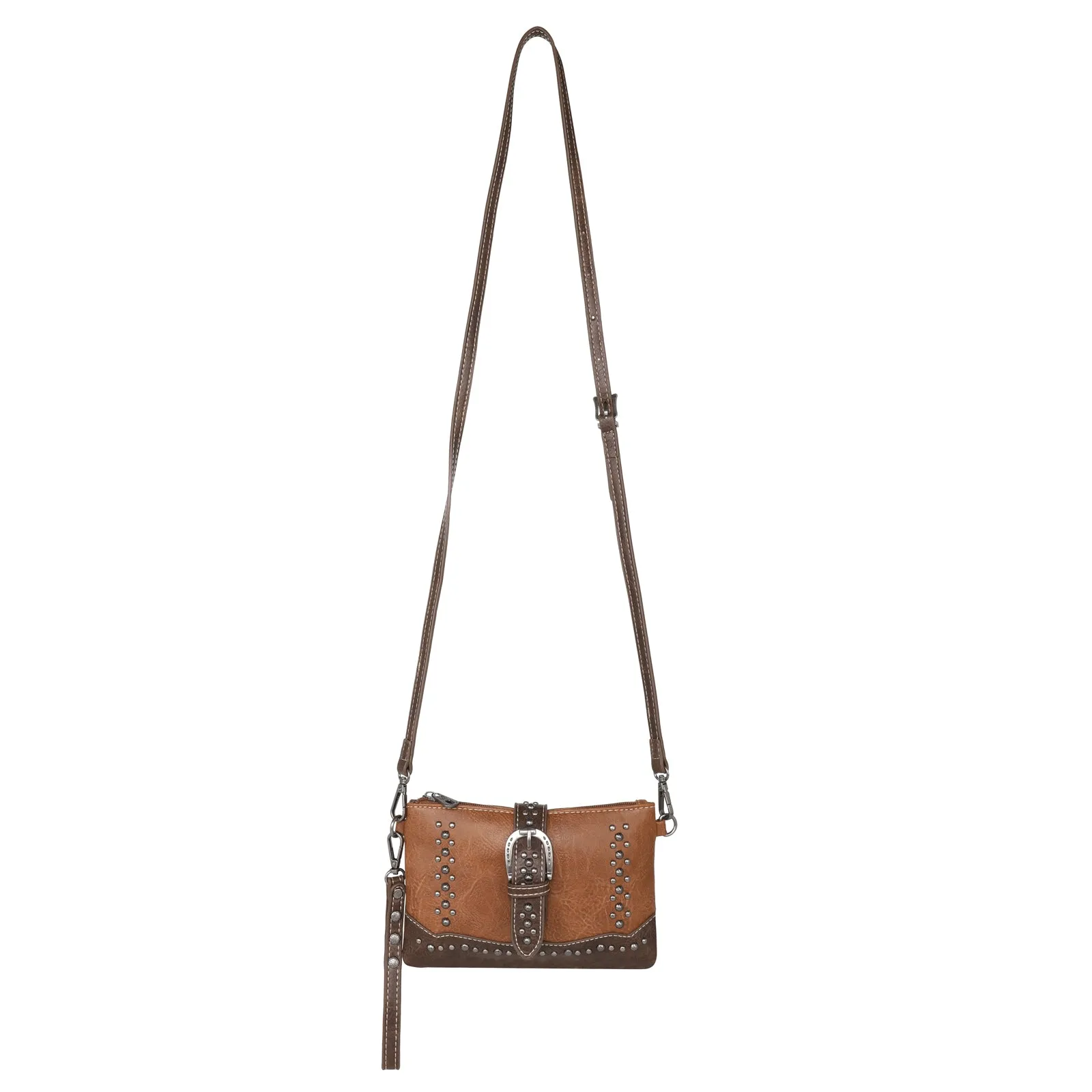 MW1209-181 Montana West Buckle Collection Clutch/Crossbody