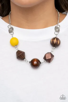 Necklaces Eco Extravaganza - Yellow N2148