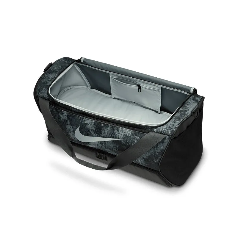 NIKE Brasilia Duffle Bag (Grey/Black)