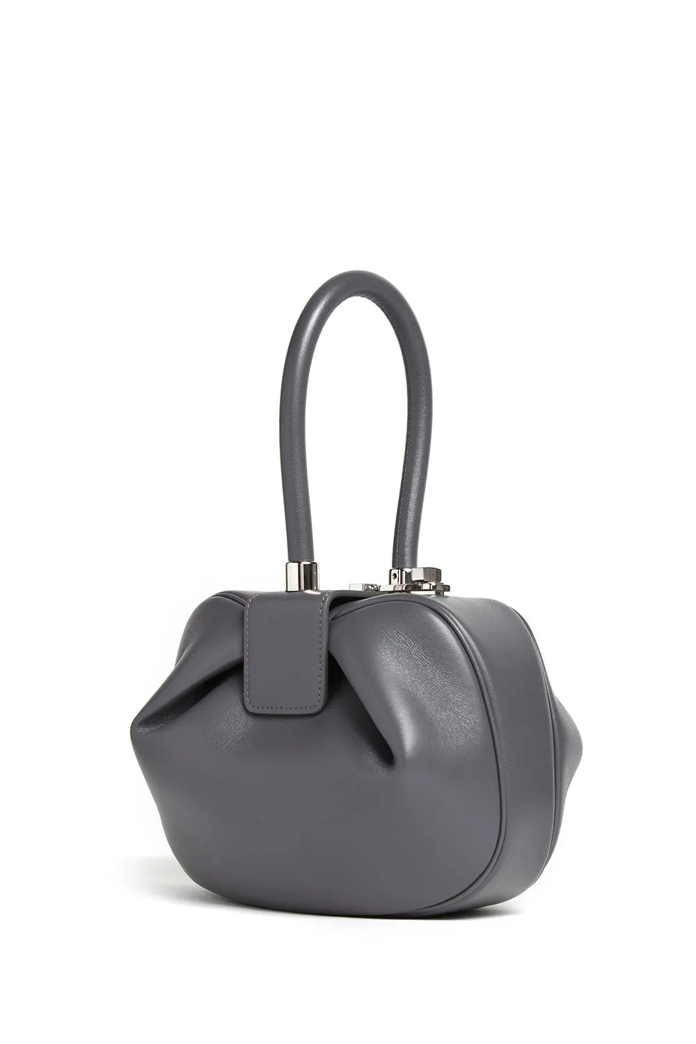 Nina Bag in Charcoal Nappa Leather