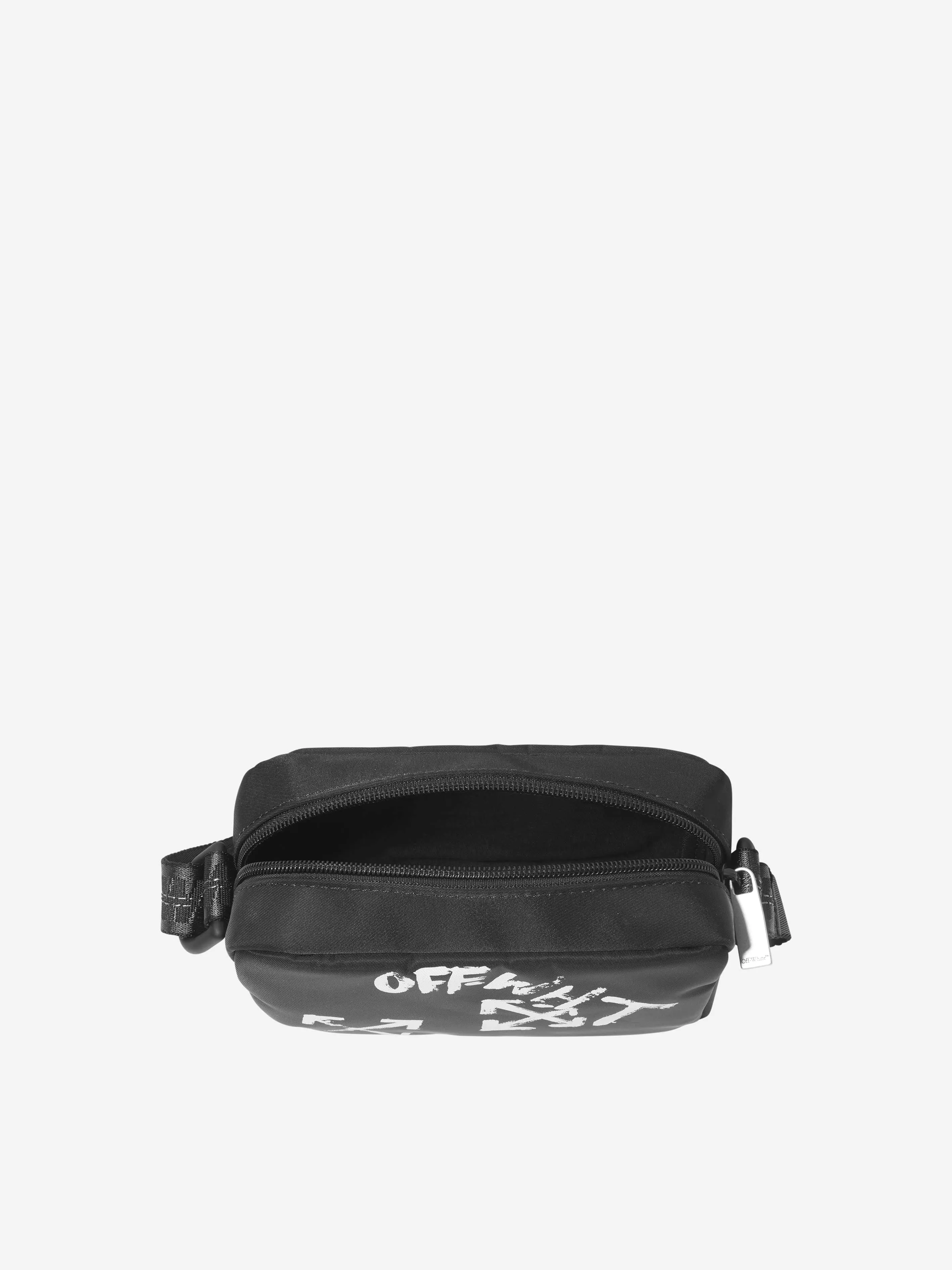 Off-White Girls Paint Script Crossbody Bag in Black