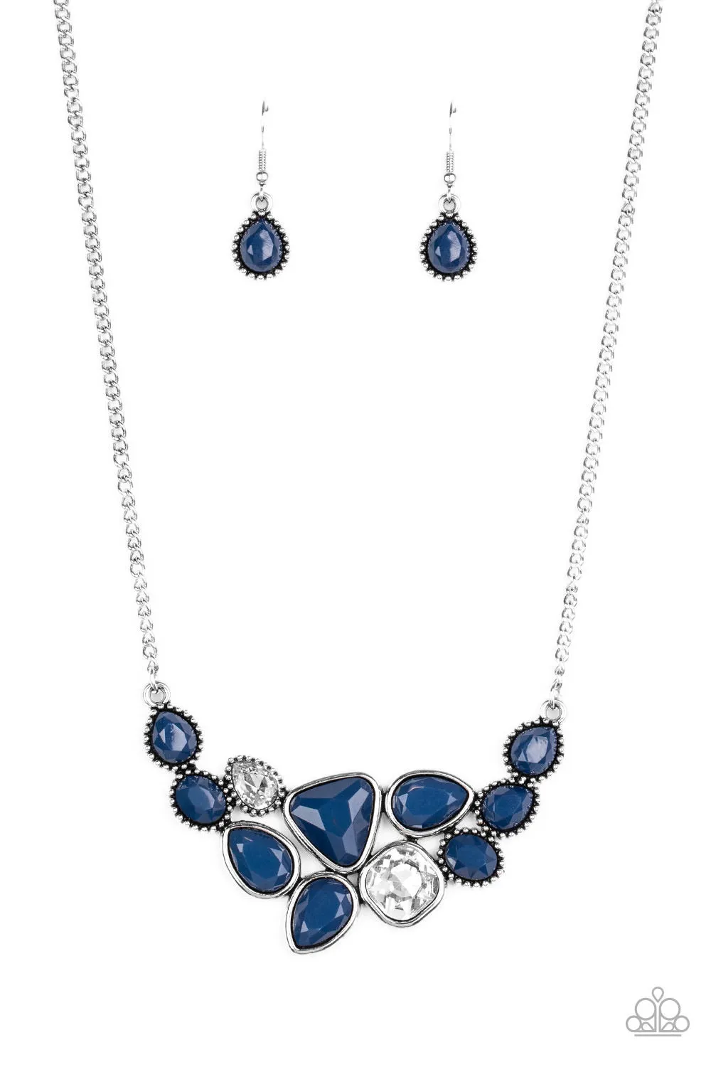 Paparazzi Breathtaking Brilliance Necklace Blue