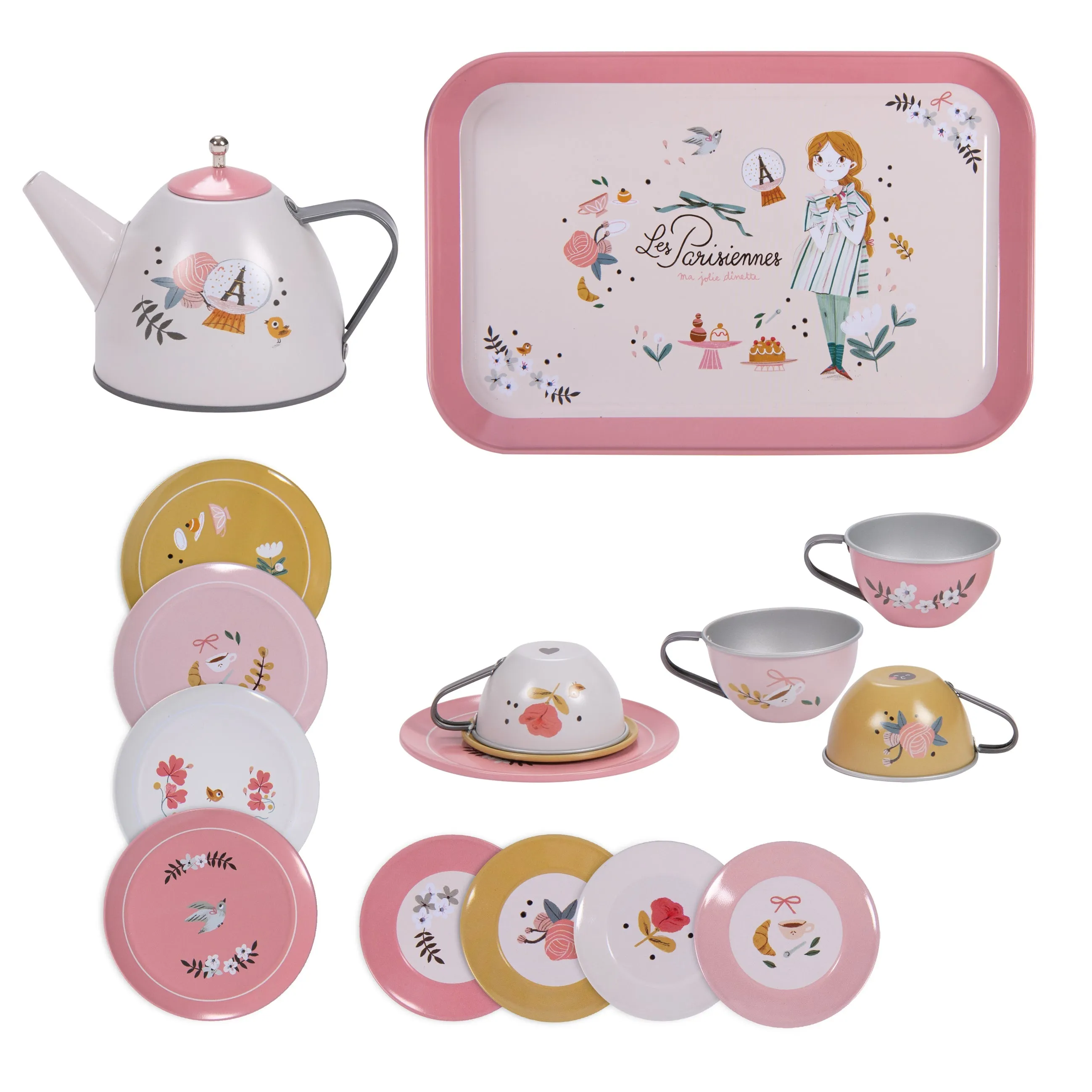 Parisiennes Suitcase Tea Party Set