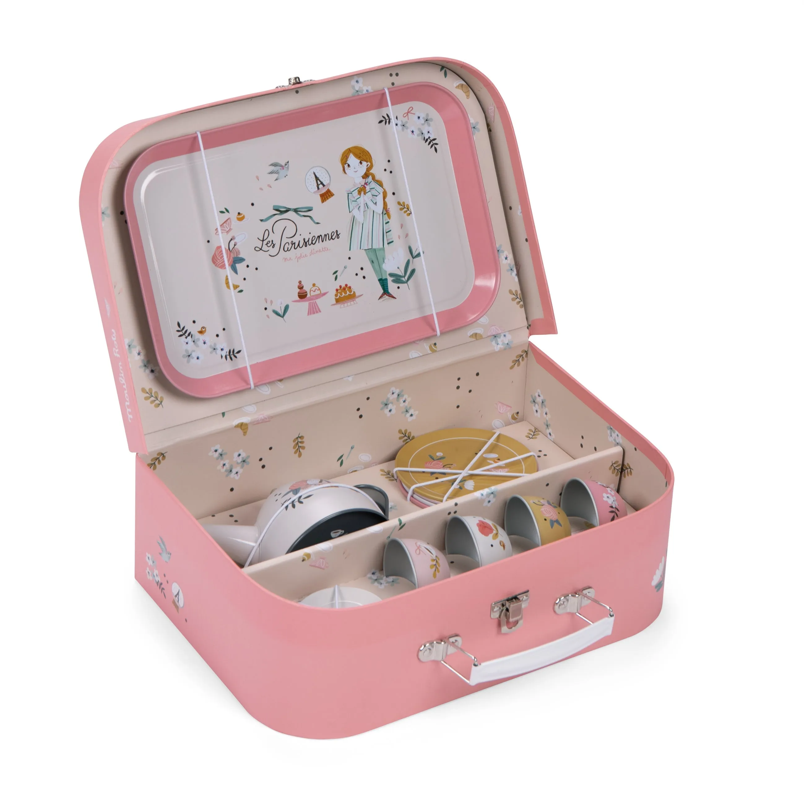 Parisiennes Suitcase Tea Party Set