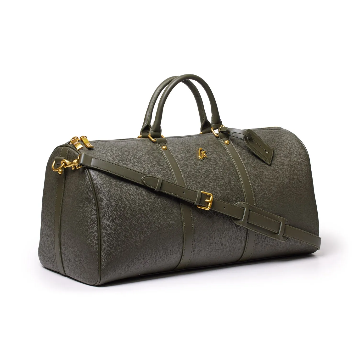 PEBBLE DUFFLE BAG - OLIVE GREEN