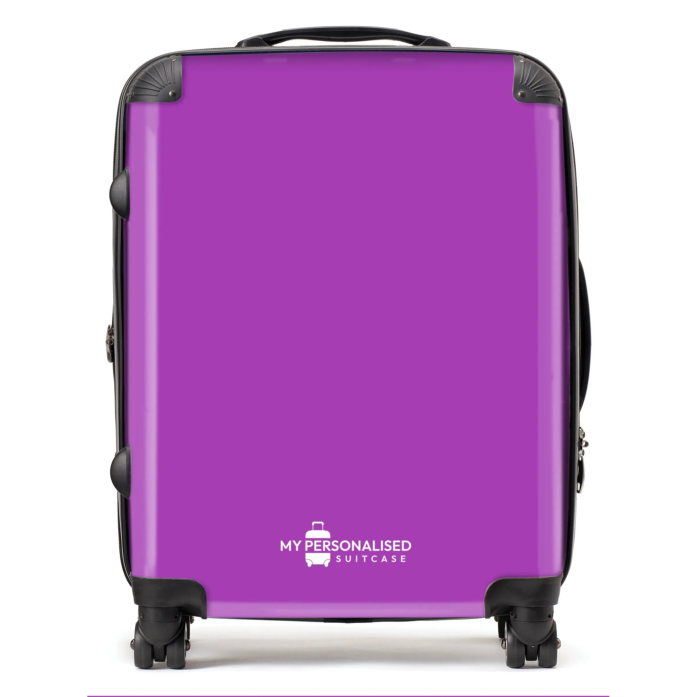 Personalised Moonlight Purple Suitcase