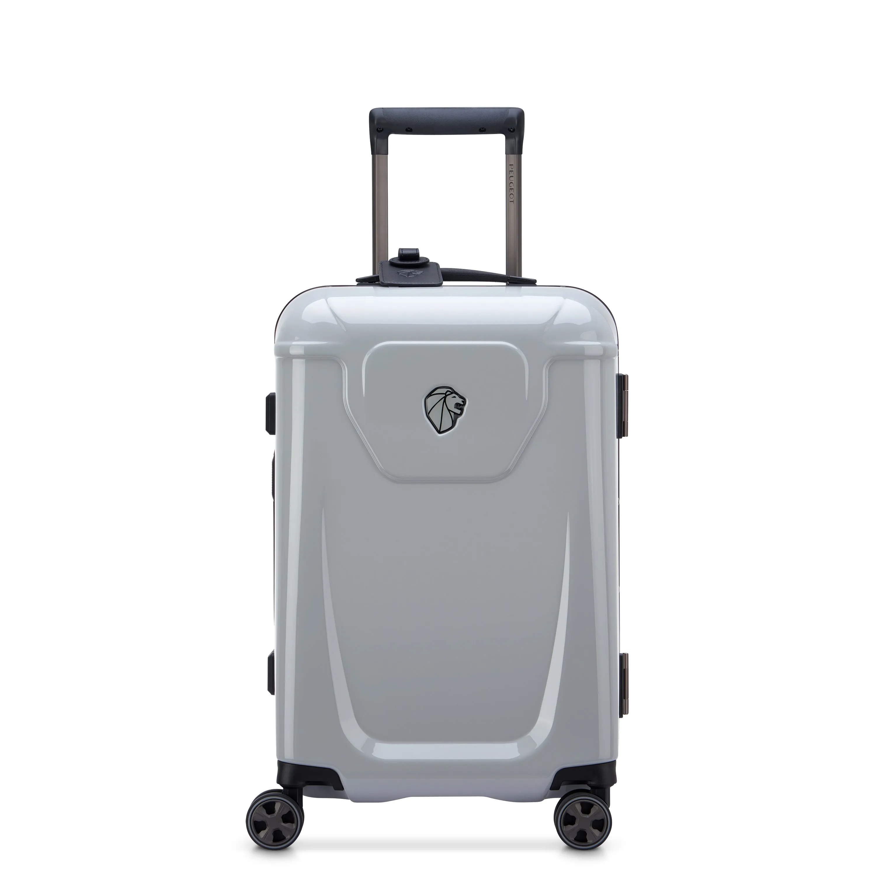 Peugeot Voyages Travel 55cm Hardcase 4 Double Wheel Cabin Luggage Trolley