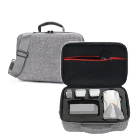 Portable Carry Case Waterproof Scratch-proof Anti-shock Travel Carrying Cover Case Box for DJI Air 2s(Grey Black Liner)