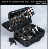 Portable Professional Makeup Bag Case