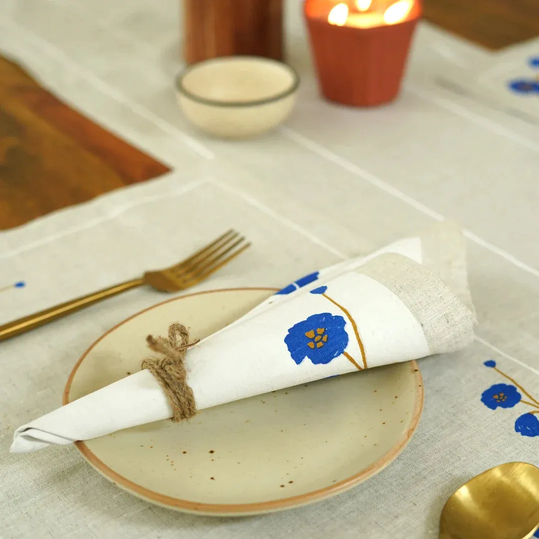 Pravaah Aaral hemp table napkin set | limited edition