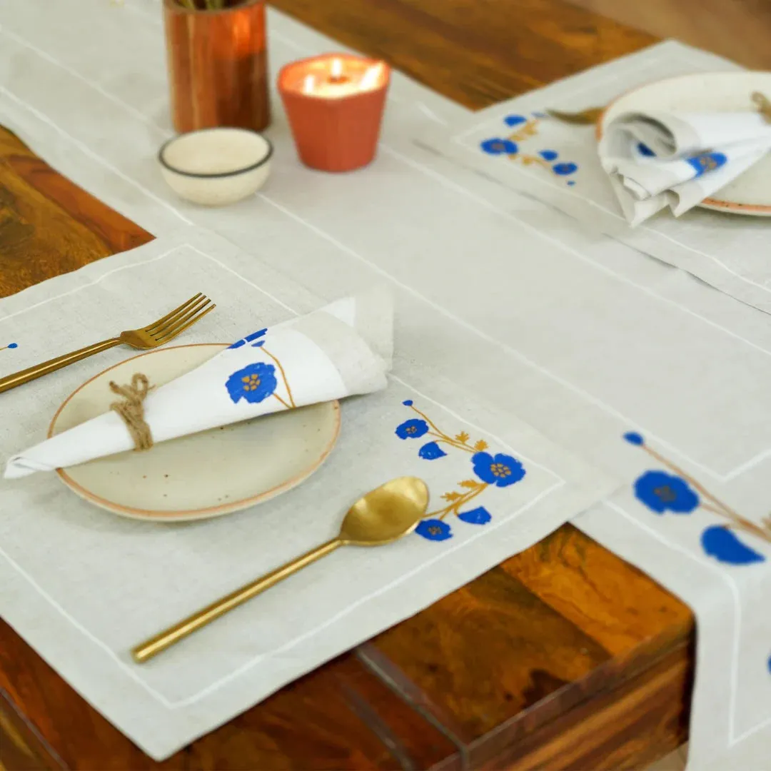 Pravaah Aaral hemp table napkin set | limited edition