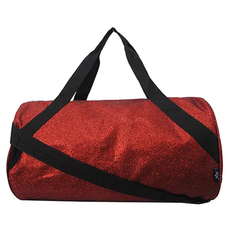 Red Medium Glitter NGIL Duffel Bag