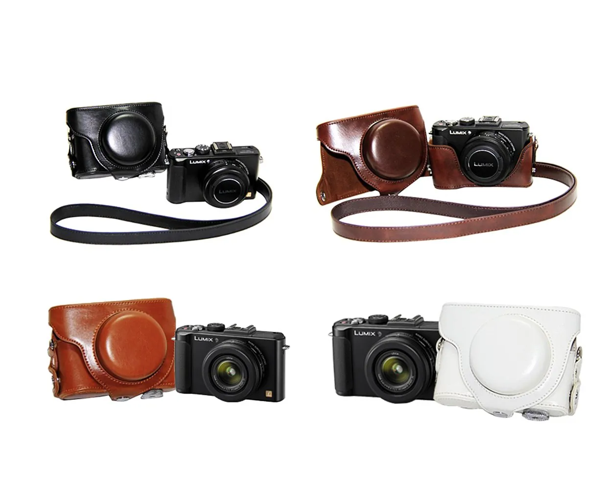 Retro Panasonic Lumix DMC-LX7 Camera Leather Case