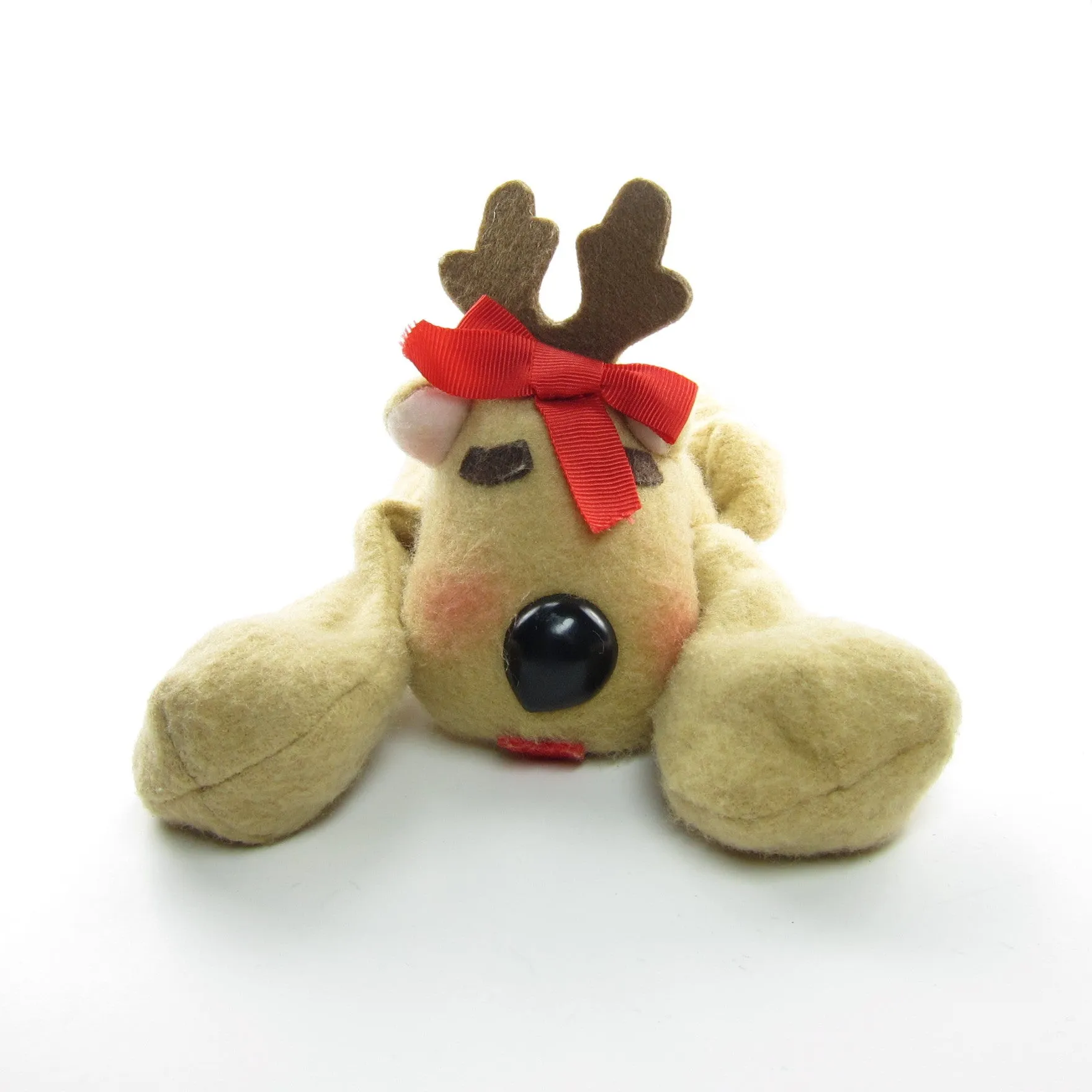 Rhonda Reindeer Vintage Hallmark Plush Bean Bag Christmas Toy