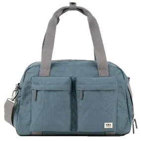 Roka Gatwick Small Recycled Canvas Duffle Bag - Airforce Grey