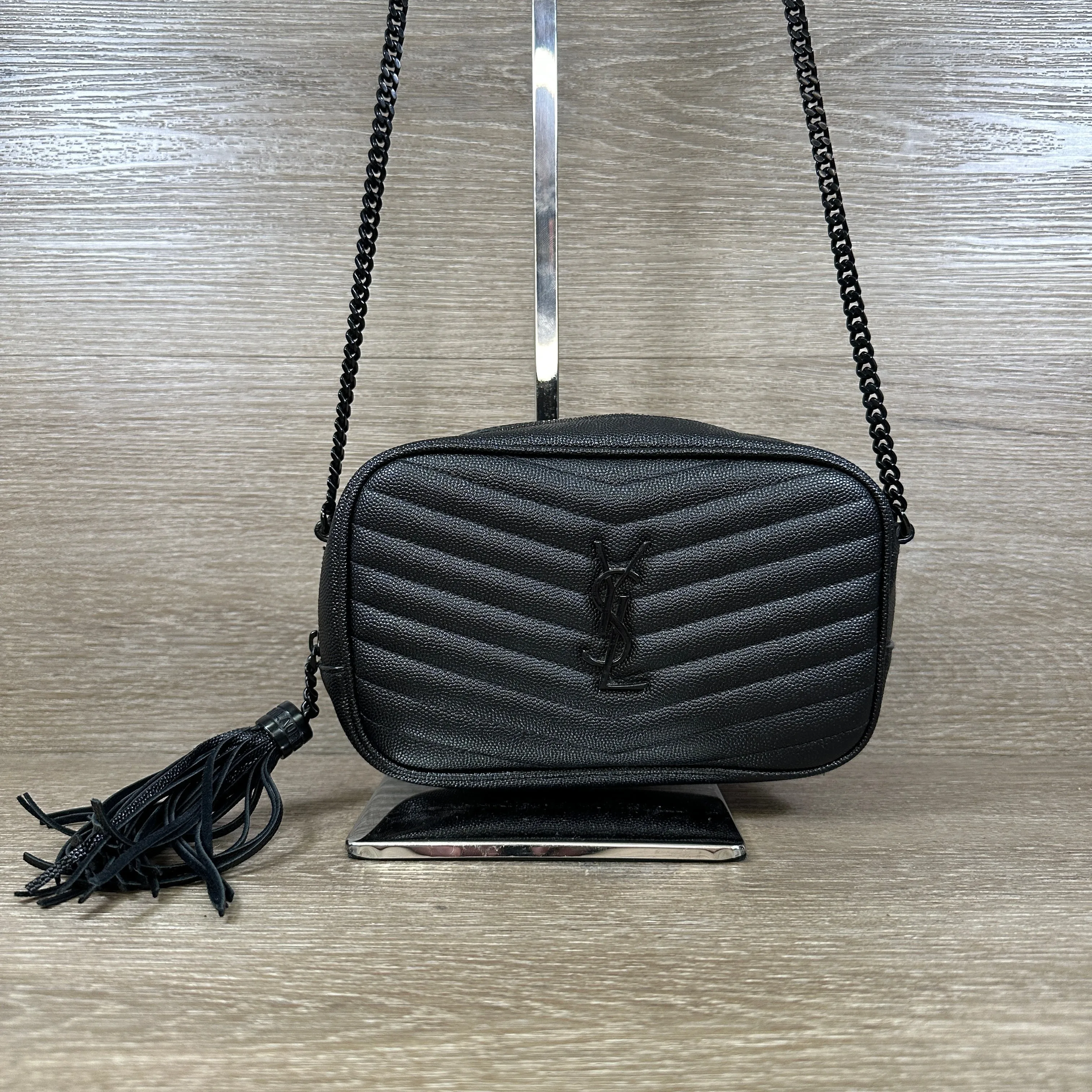 Saint Laurent Lou Mini Camera Crossbody Bag