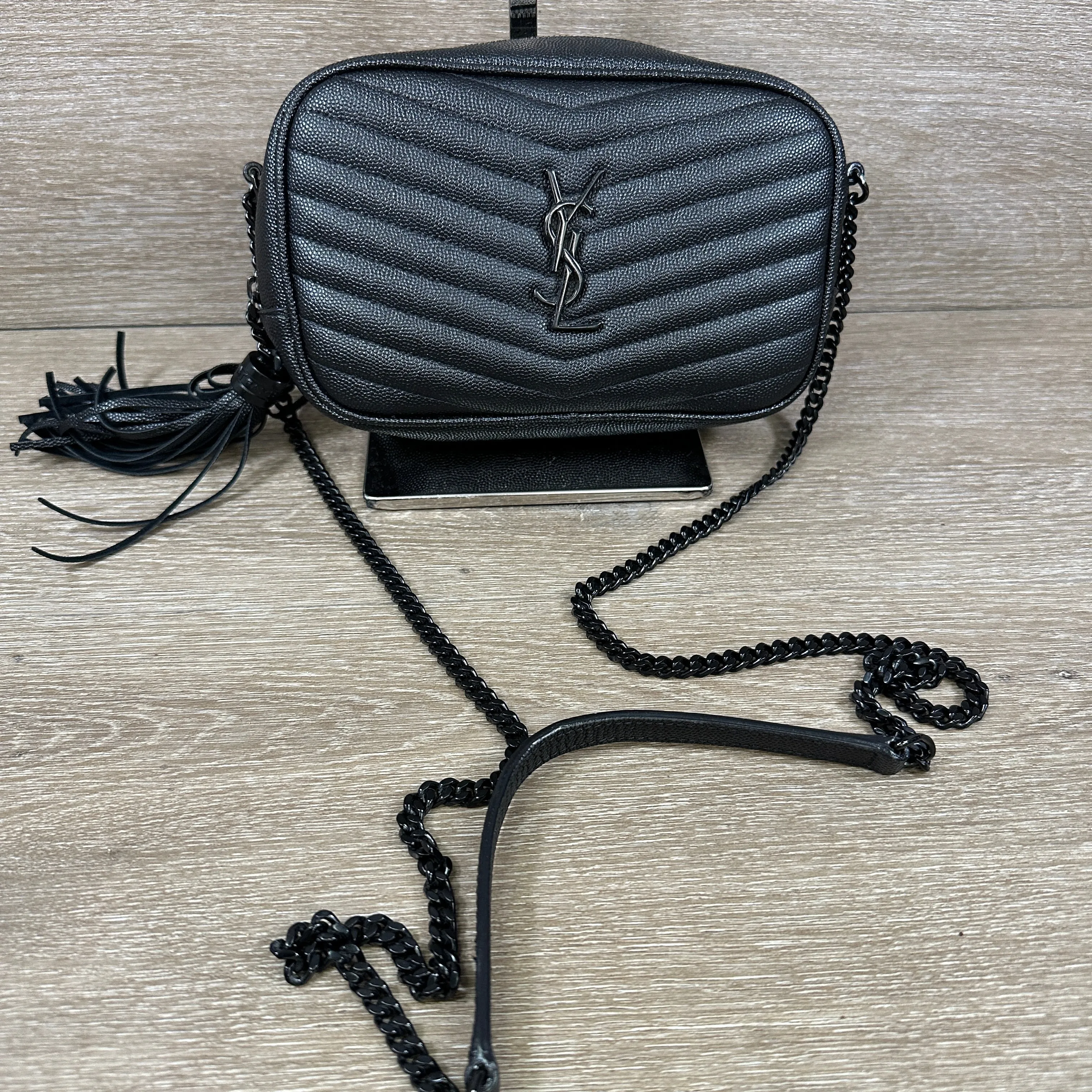 Saint Laurent Lou Mini Camera Crossbody Bag