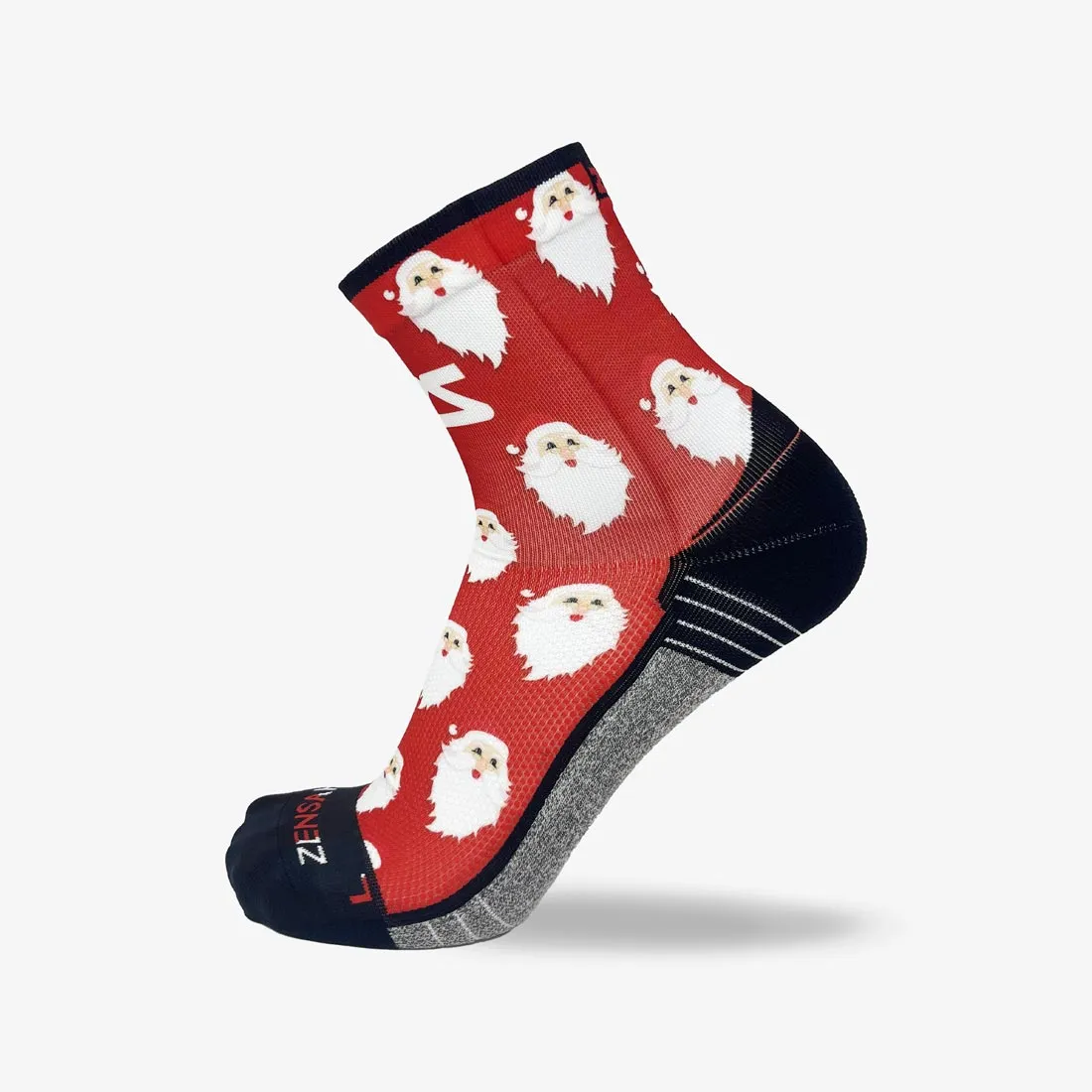 Santa Faces Socks (Mini-Crew)