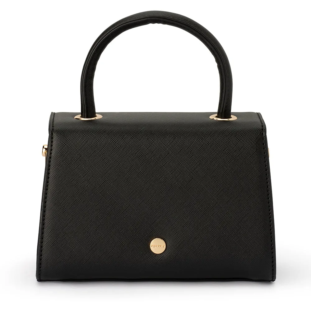 Sasha Top Handle Bag in Black