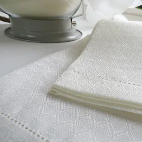 Single Damask Irish Linen Towel