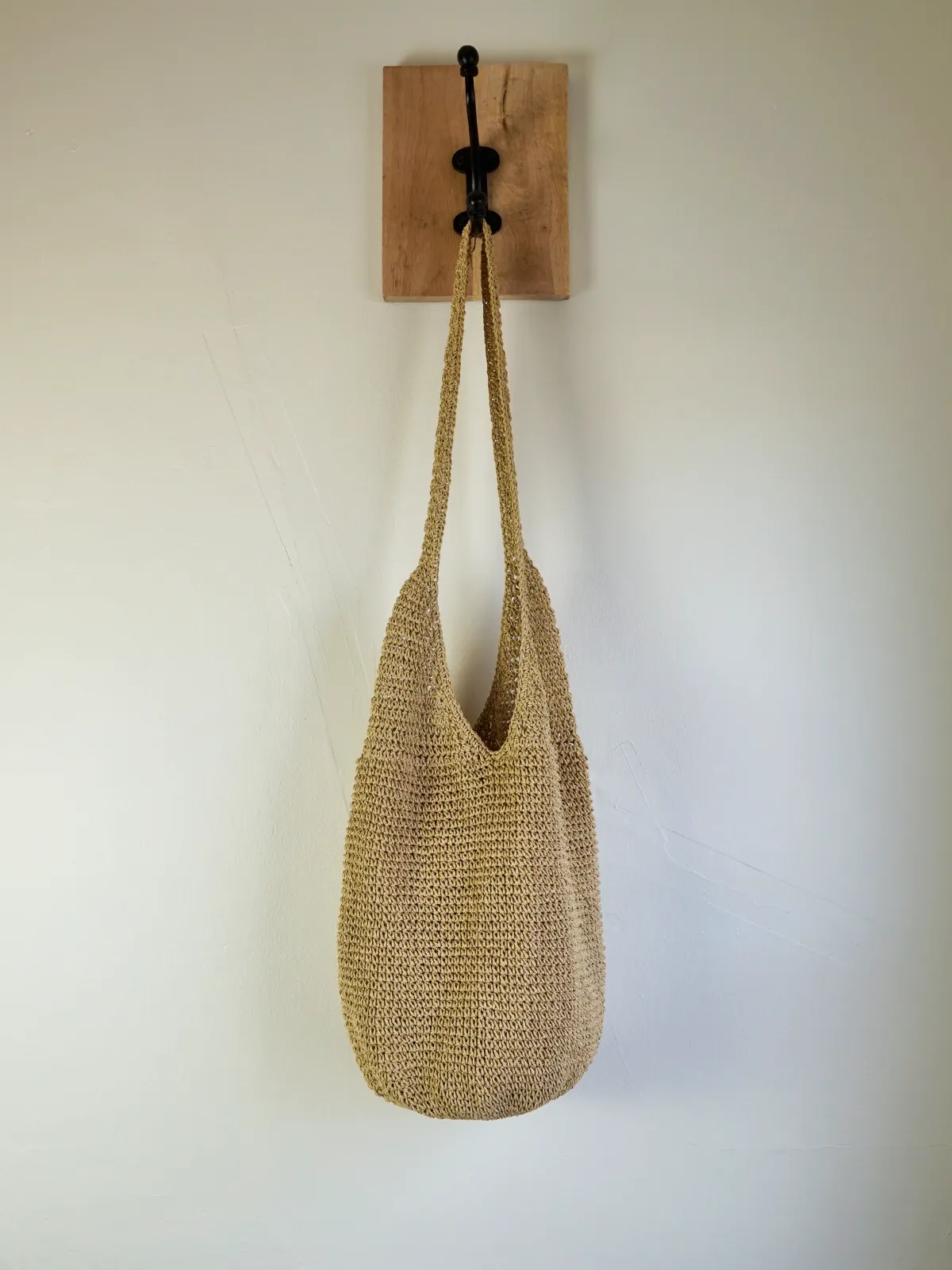 Slouchy Hobo Woven Bag