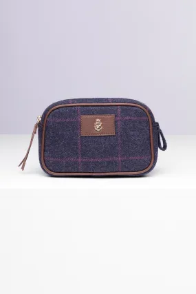 Small Tweed Makeup Bag - Helmsley