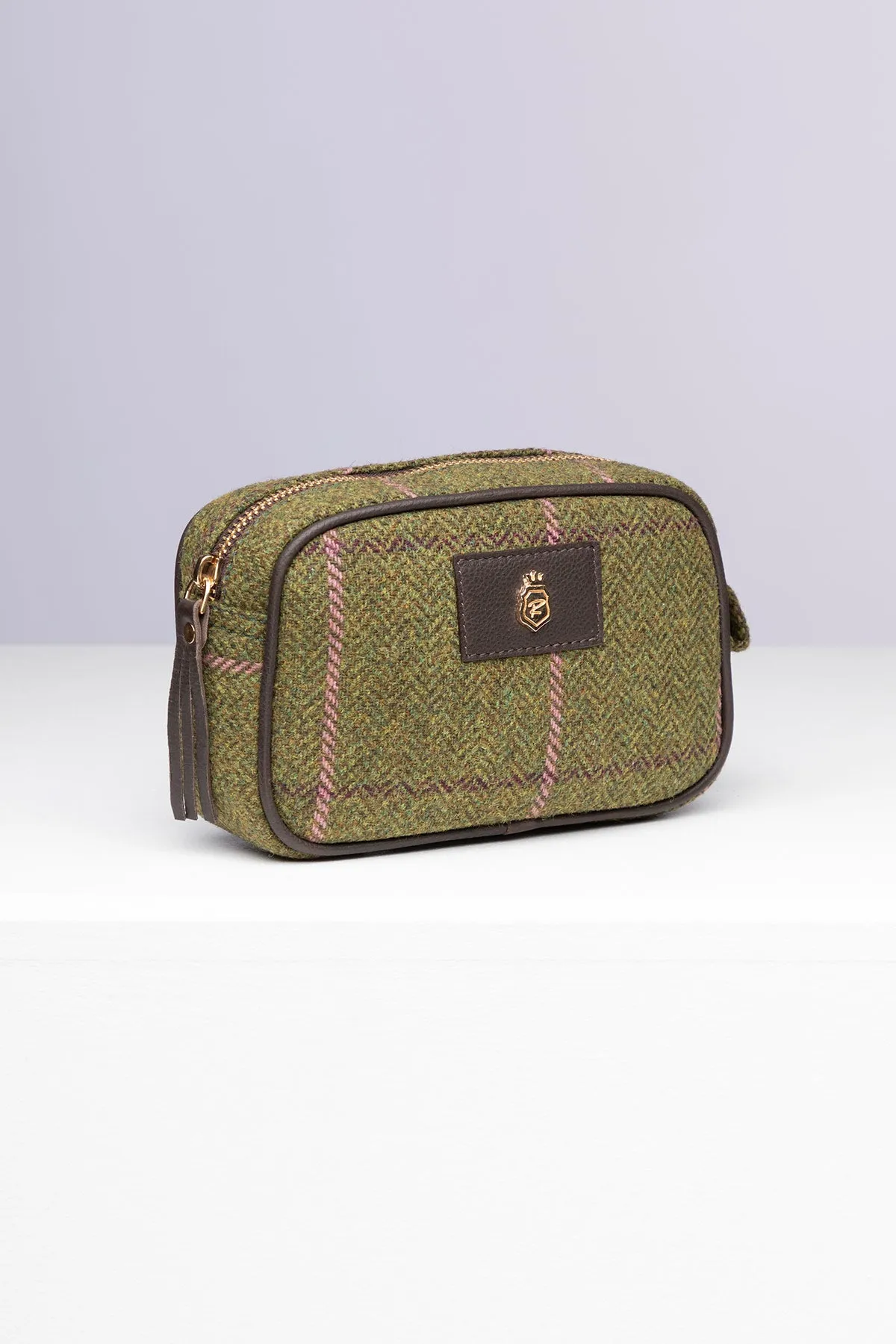 Small Tweed Makeup Bag - Helmsley