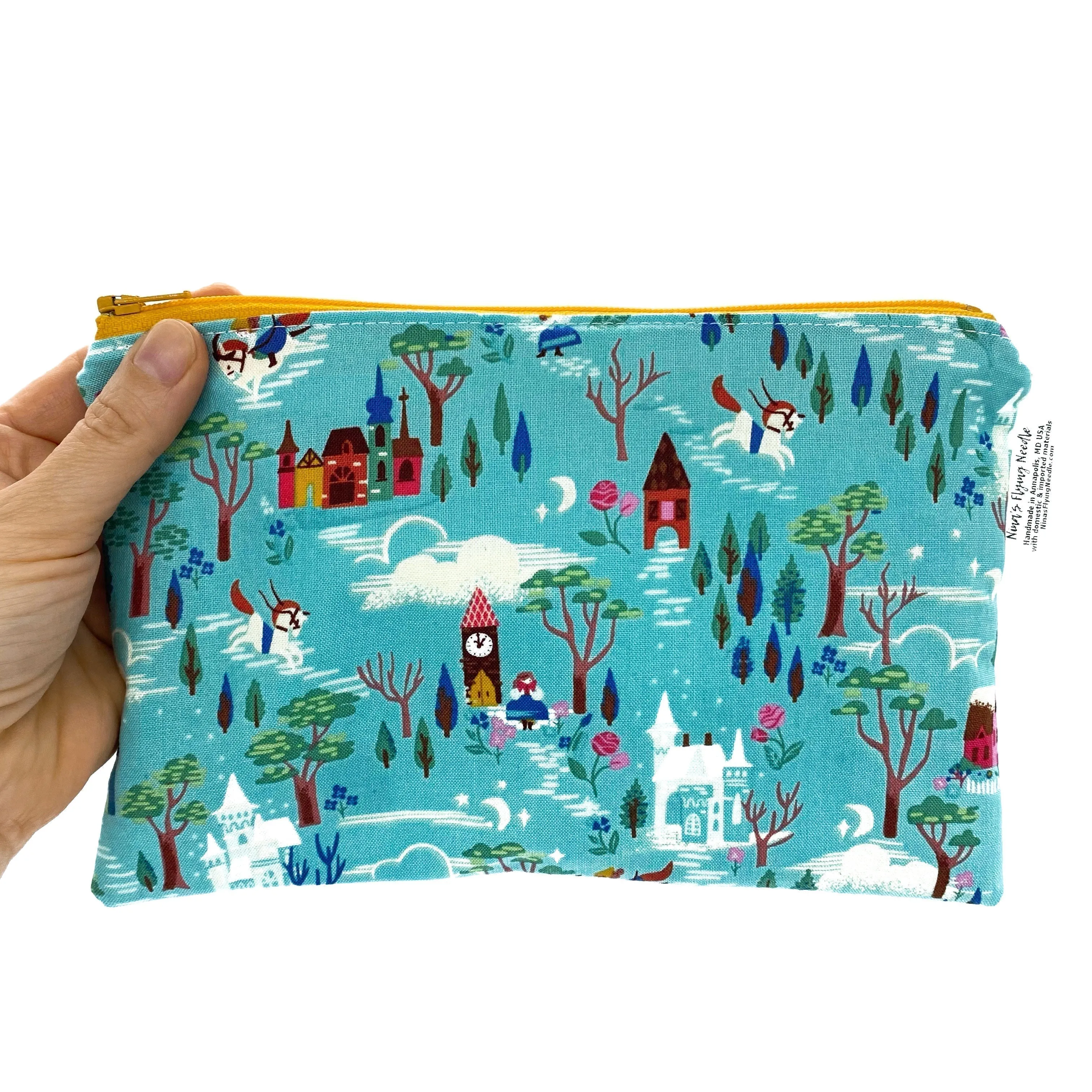 Snack Sized Reusable Zippered Bag Camouflage Navy