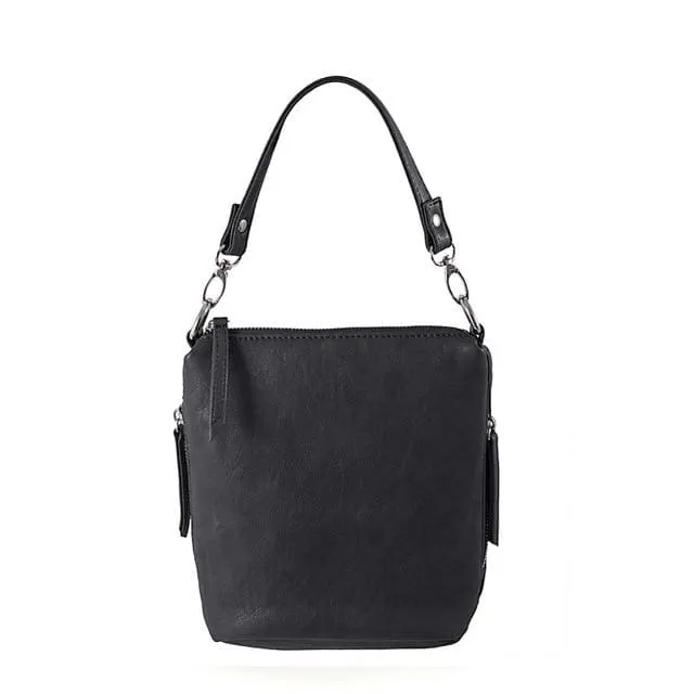 Soft PU Leather Women Shoulder Bag With Zipper