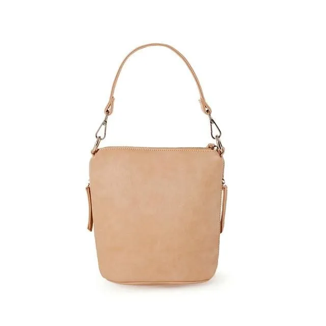 Soft PU Leather Women Shoulder Bag With Zipper