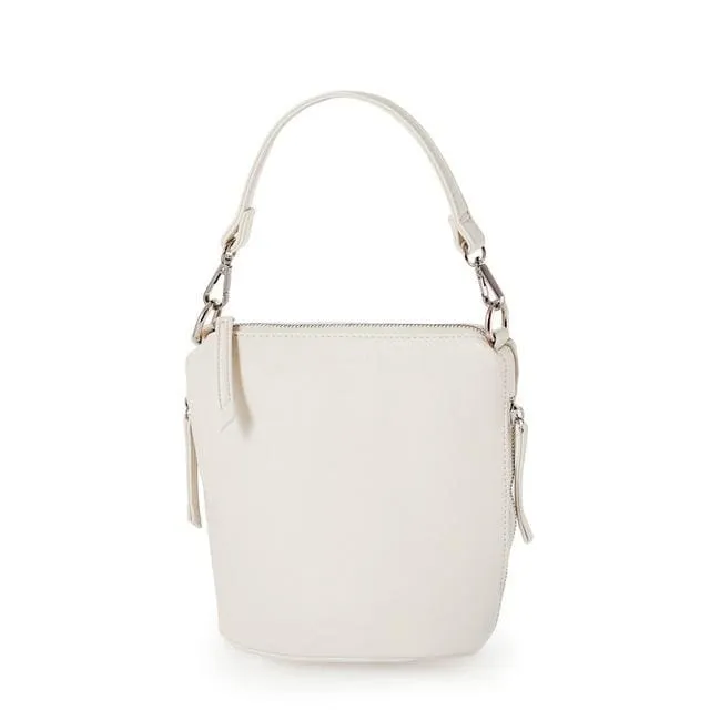 Soft PU Leather Women Shoulder Bag With Zipper