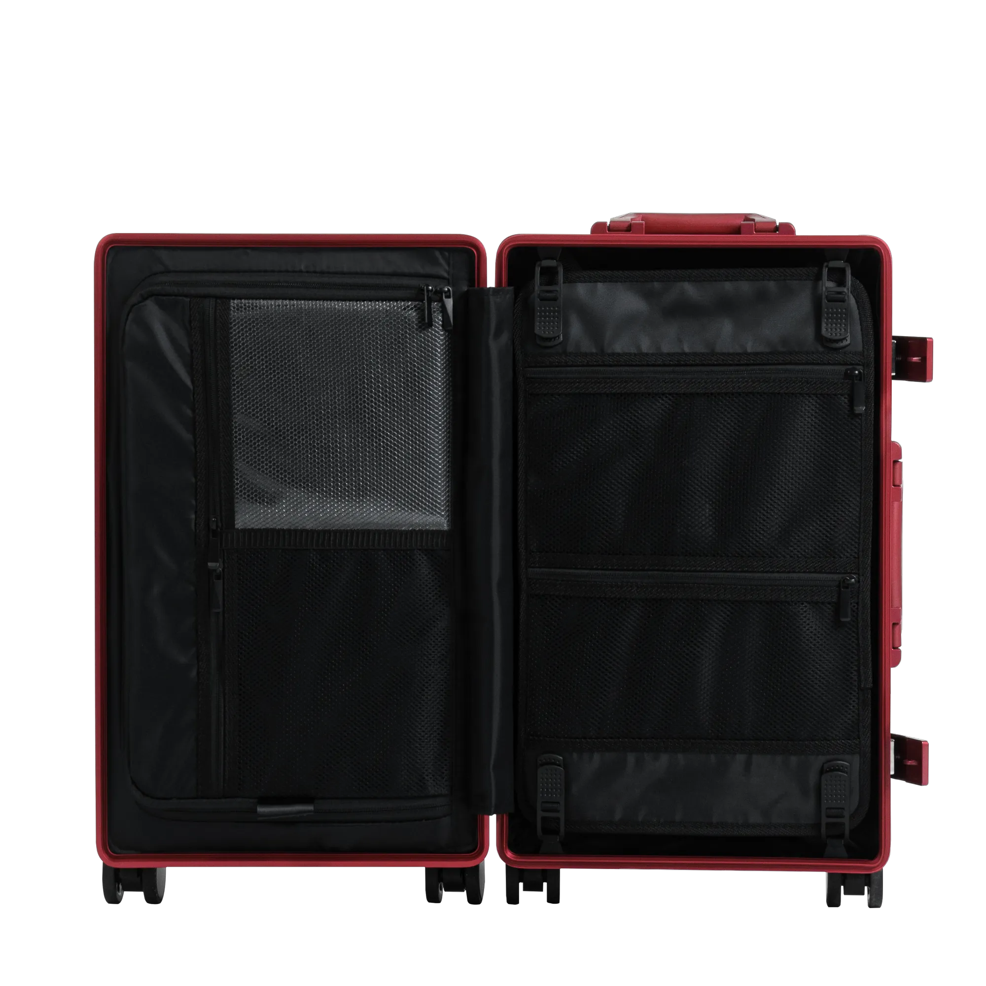 SPACE Aluminum Suitcase Red