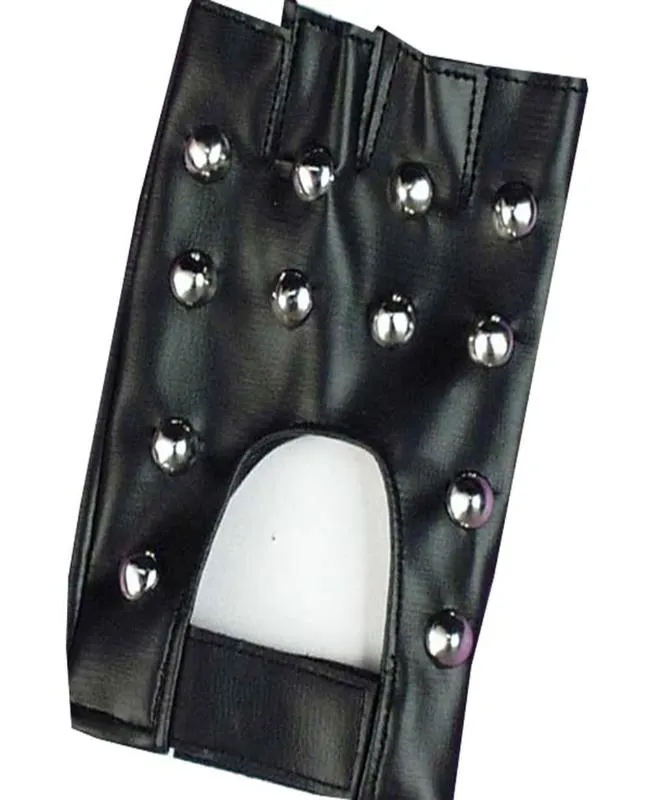 Studded Biker Gloves