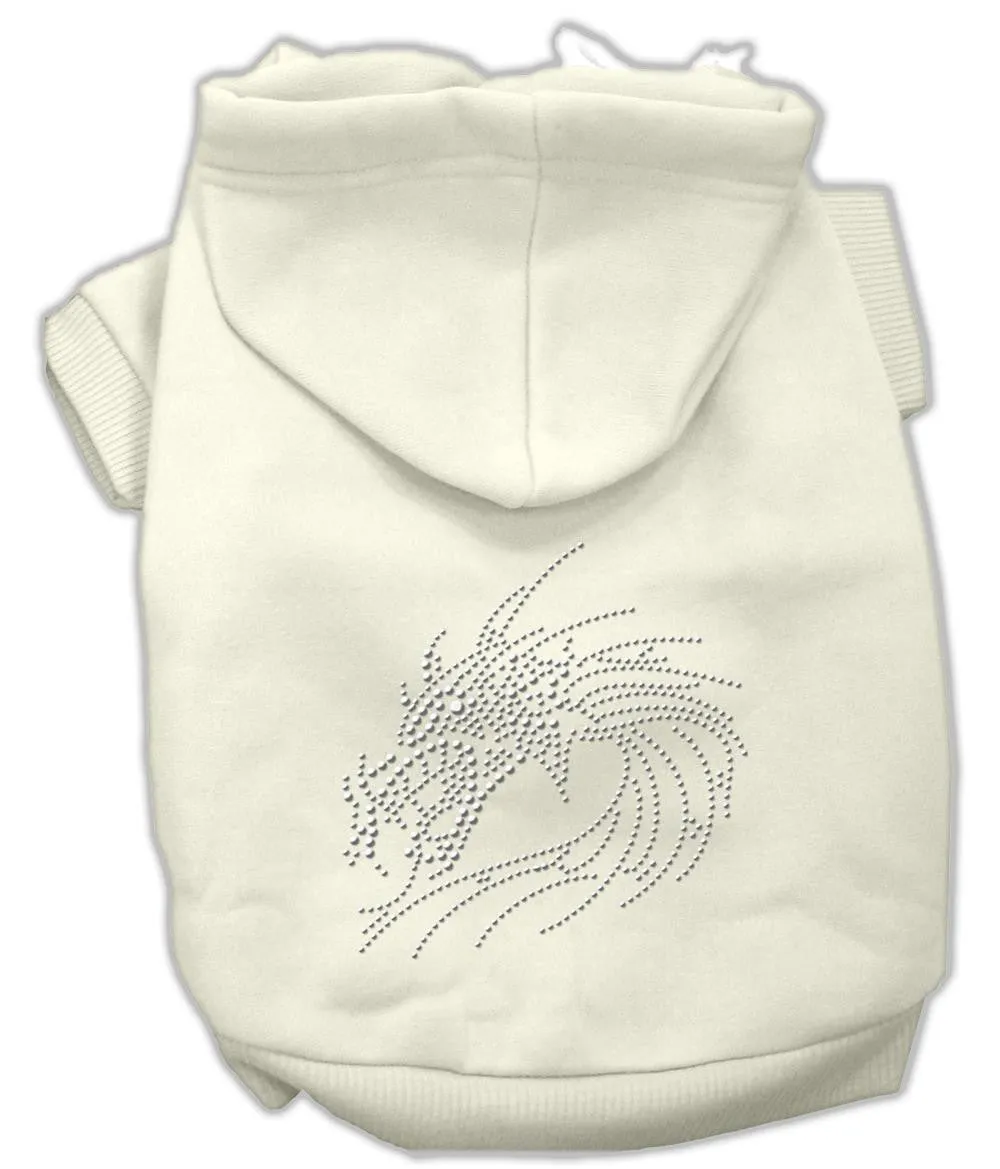 Studded Dragon Hoodies Cream XXXL(20)