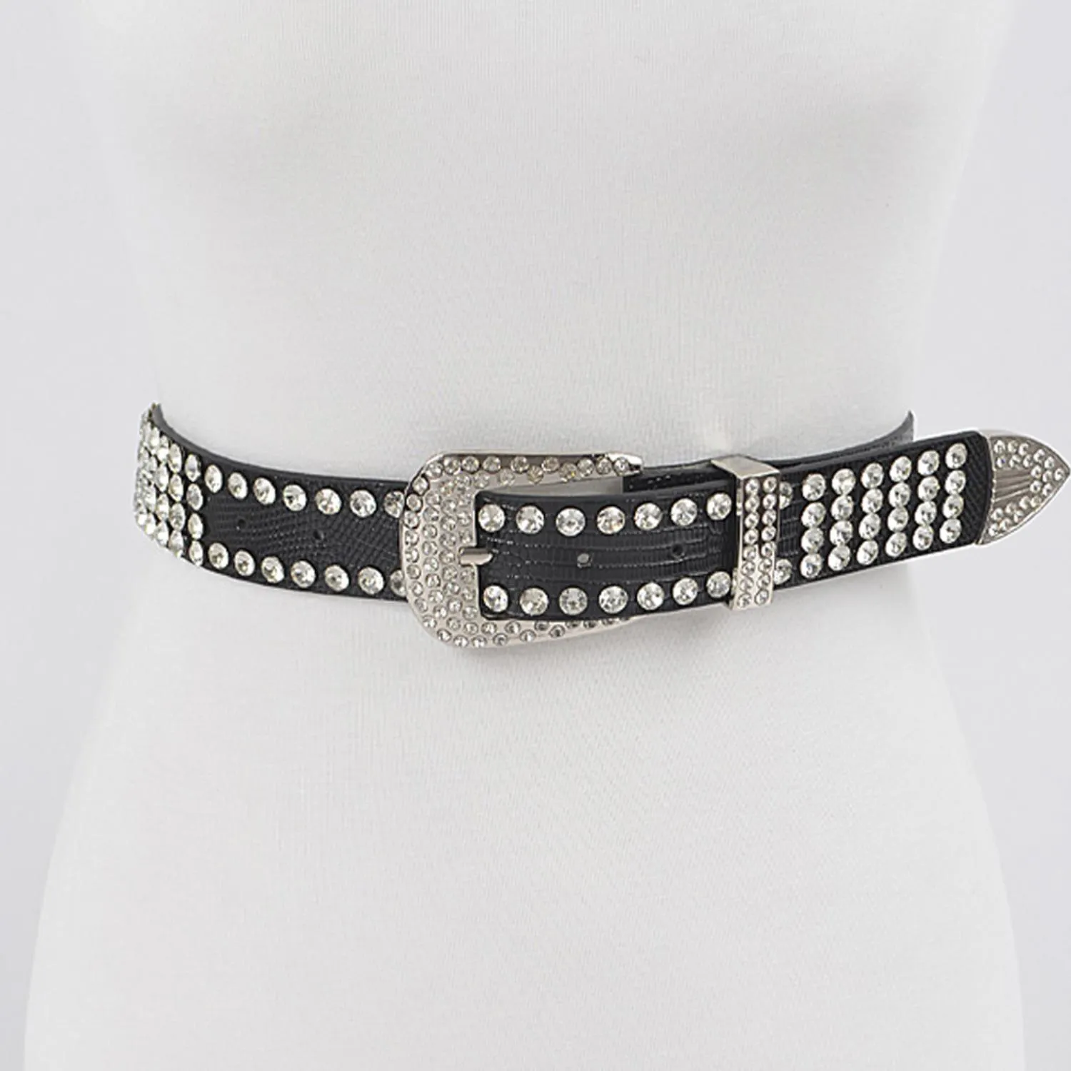 Studded Poly Belt - 3 colors - Ships from The US