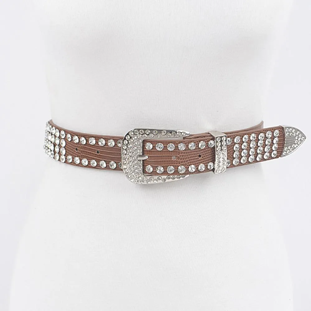 Studded Poly Belt - 3 colors - Ships from The US