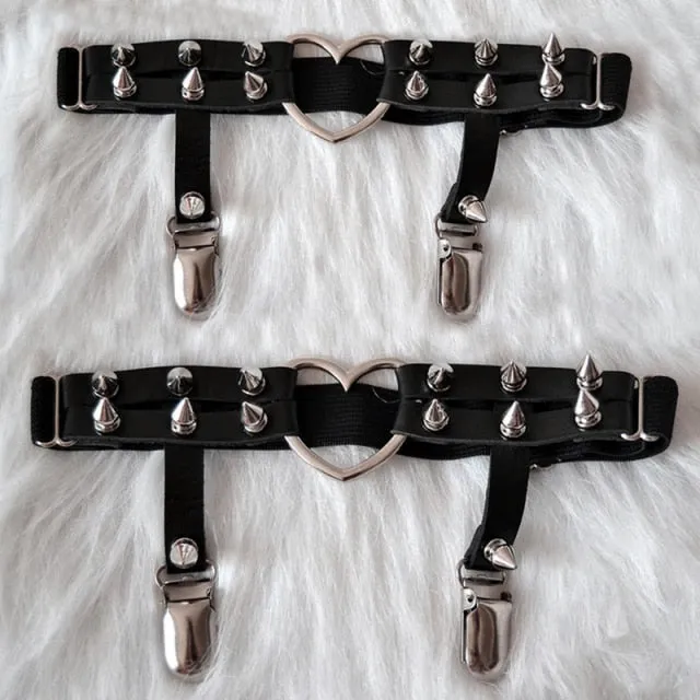 Studded Suspender Bands