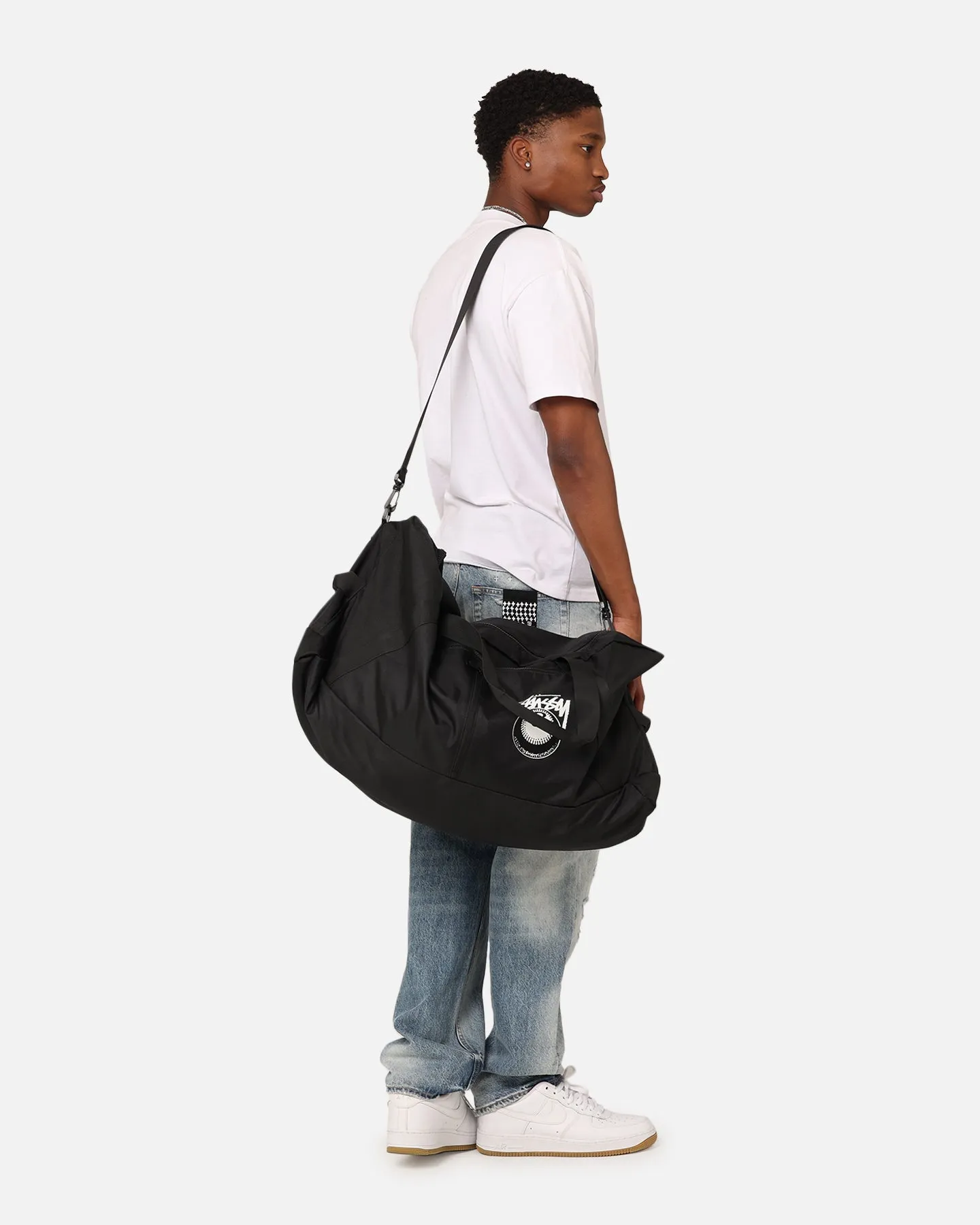 Stussy Snake Eyes Duffle Bag Black