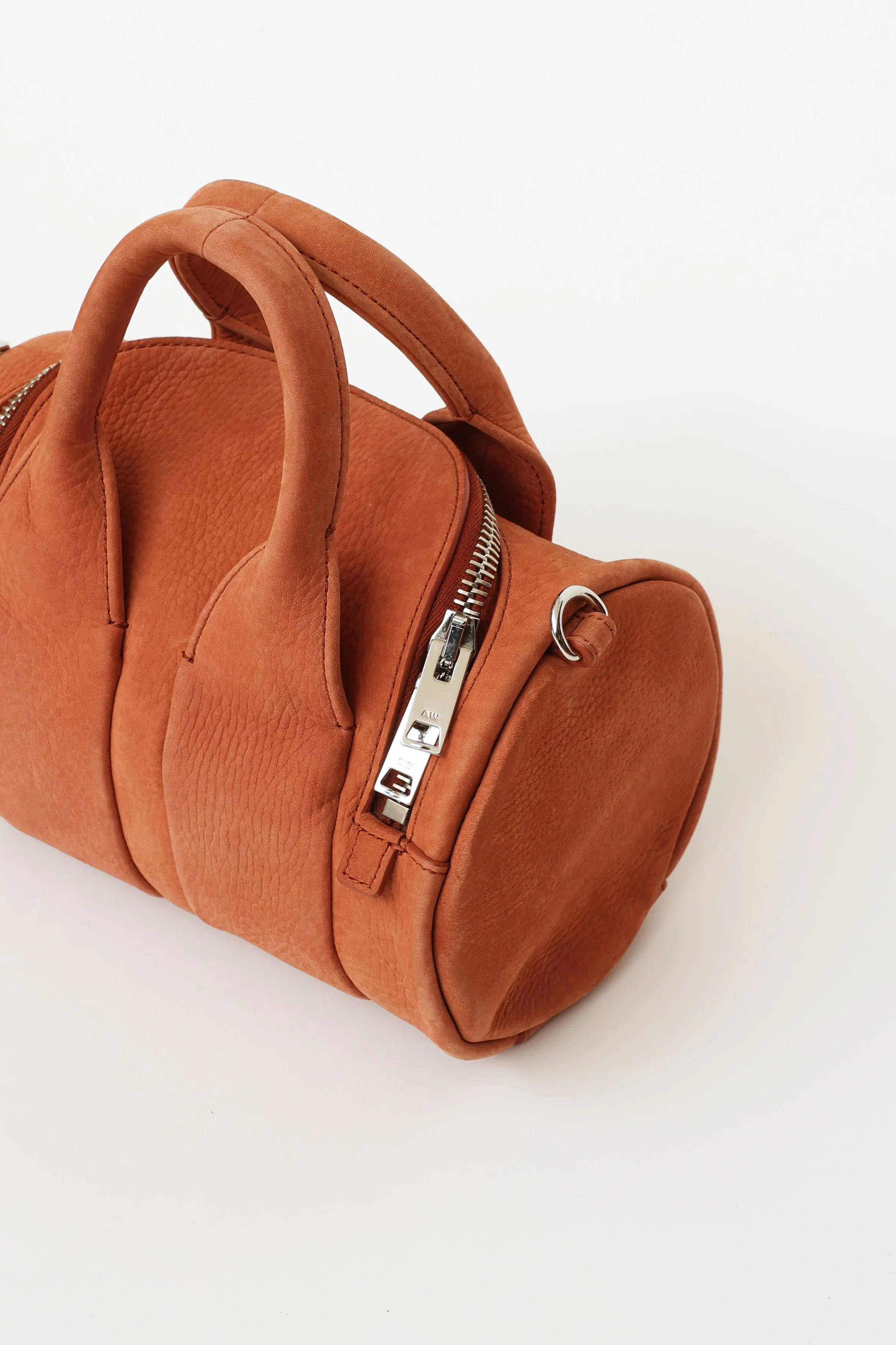 Suede Terracotta Rockie Bag