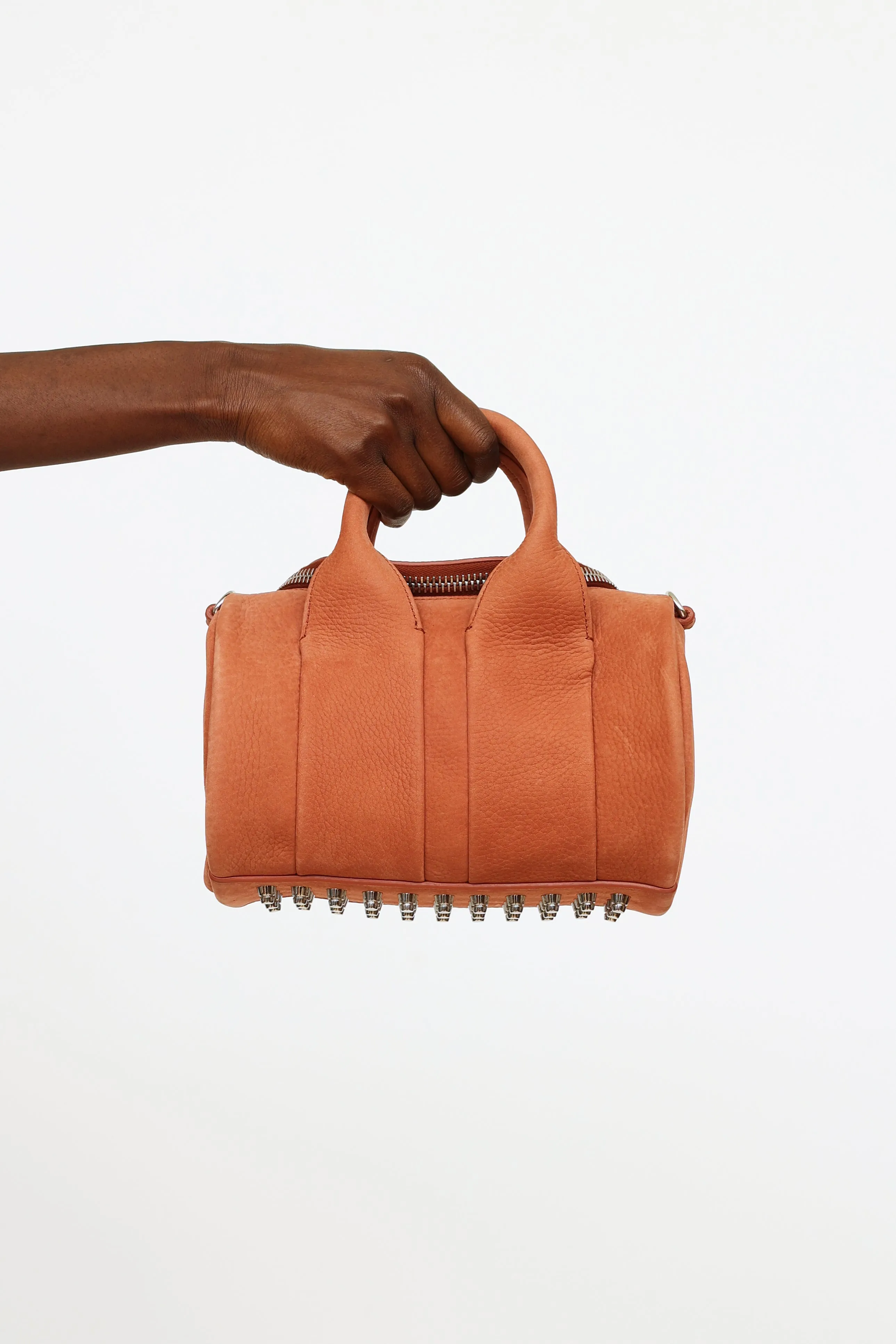 Suede Terracotta Rockie Bag