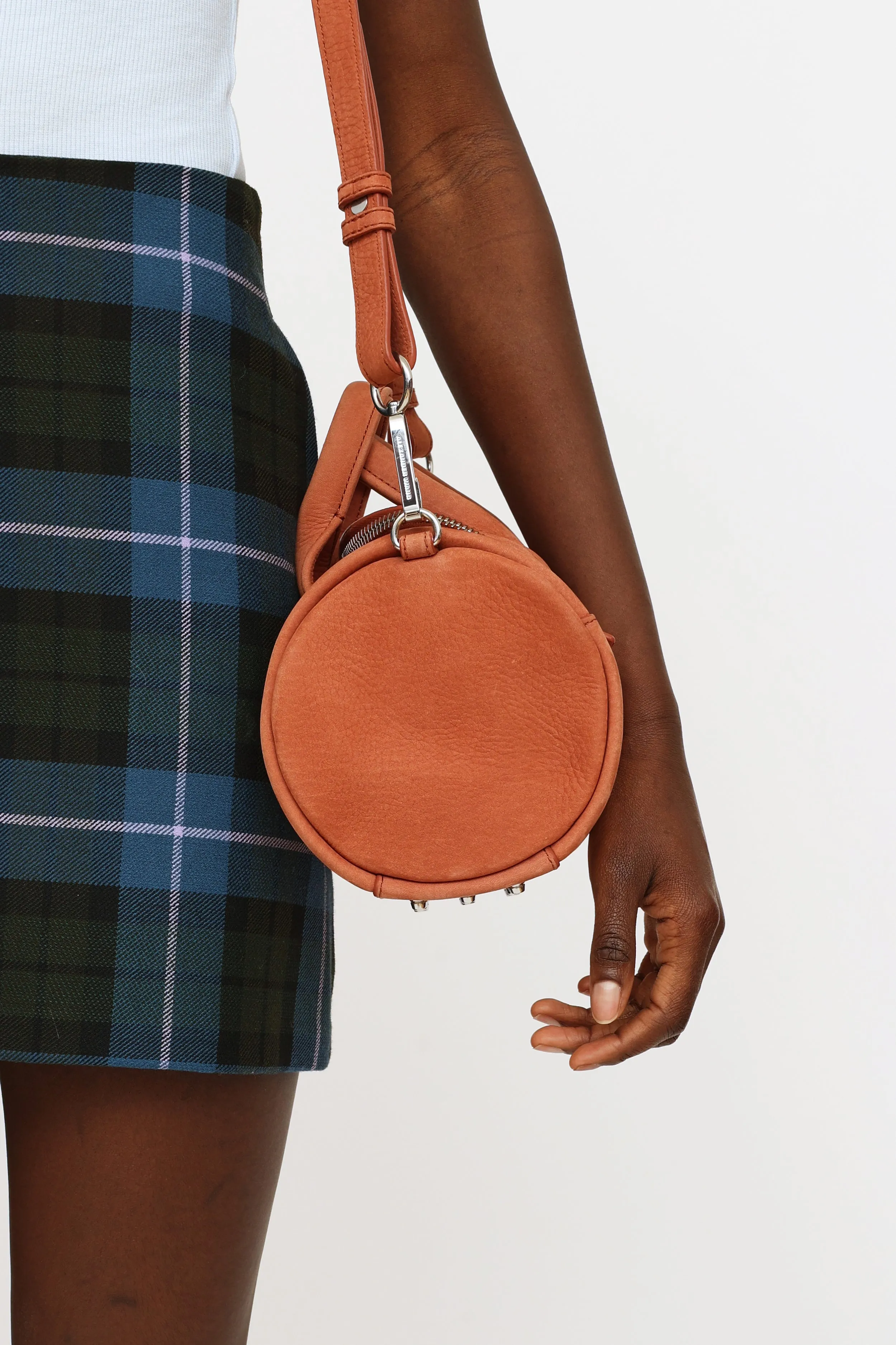 Suede Terracotta Rockie Bag