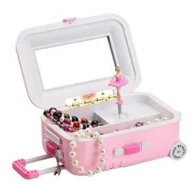 Suitcase Jewelry Music Box