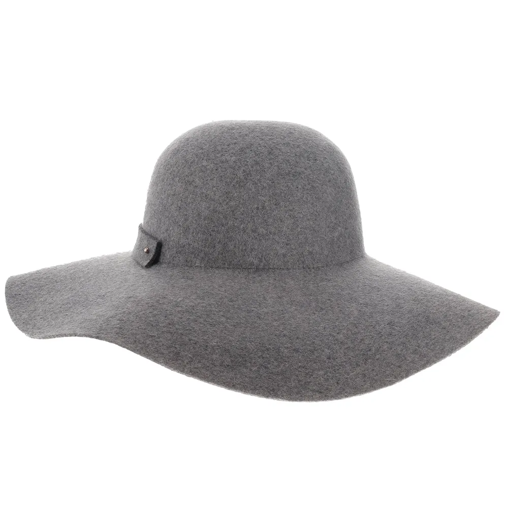 Sundial - Walrus Hats Grey Wool Felt Wide Brim Crushable Hat - H7011