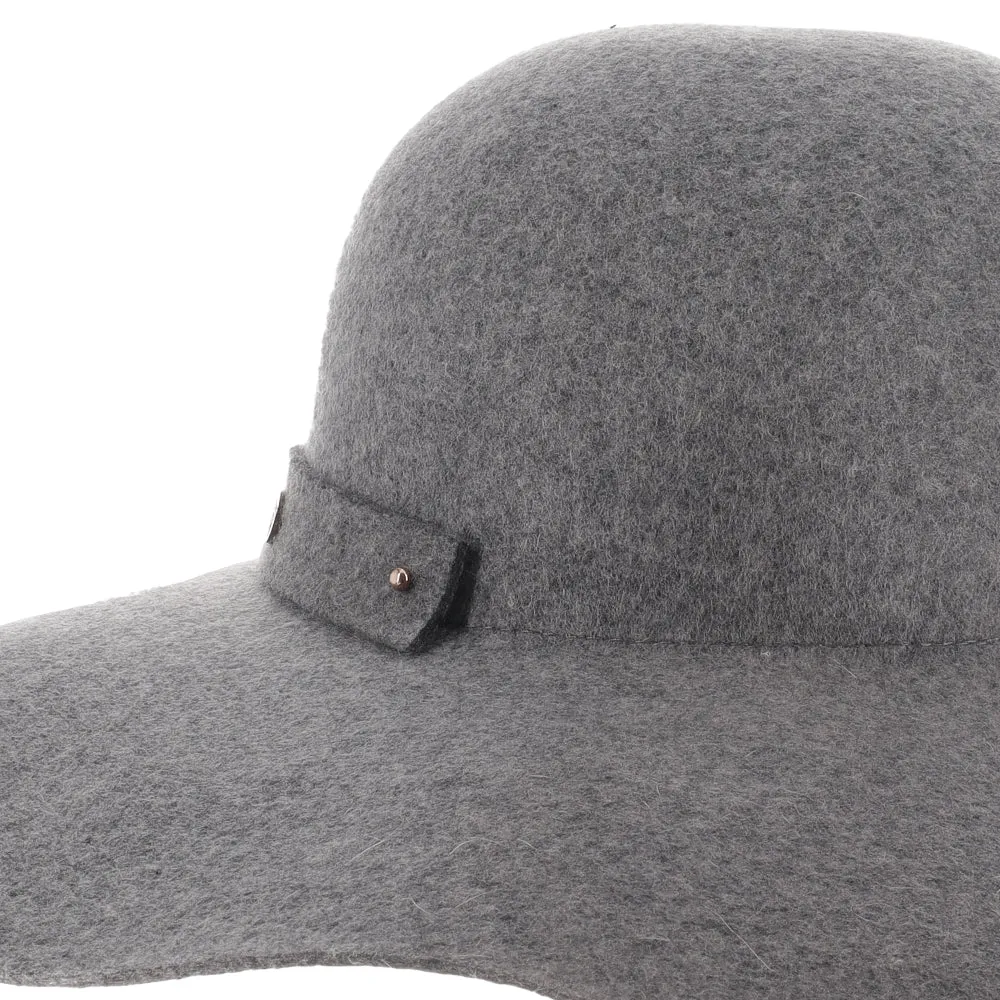 Sundial - Walrus Hats Grey Wool Felt Wide Brim Crushable Hat - H7011