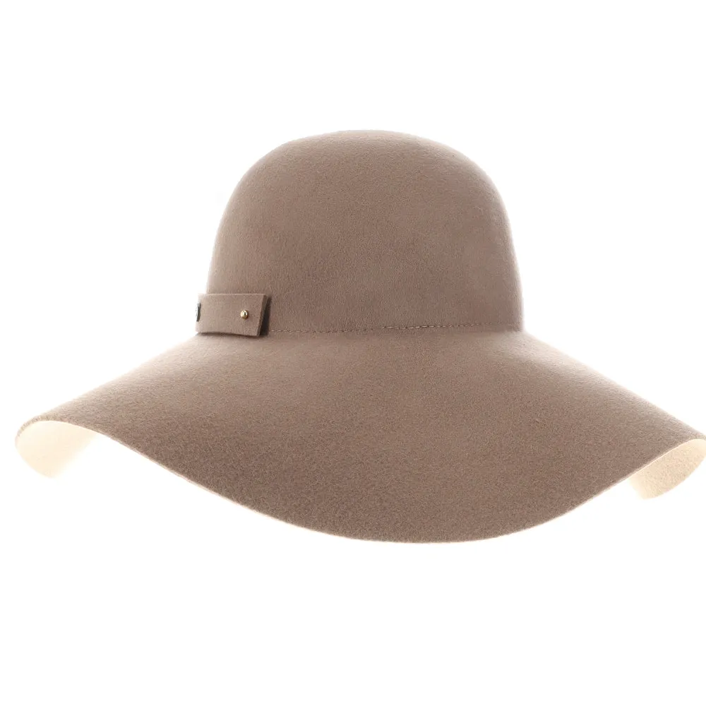 Sundial - Walrus Hats Grey Wool Felt Wide Brim Crushable Hat - H7011